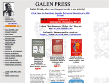 Tablet Screenshot of galenpress.com